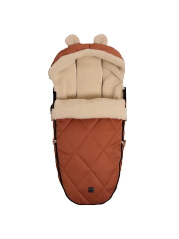 Kaiser Naturfellprodukte Kinderwagen Fußsack XL Ears Wool coral gold