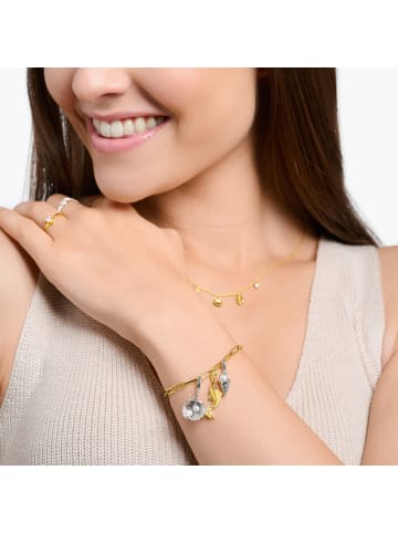 Thomas Sabo Charm-Anhänger in silber, weiß, blau