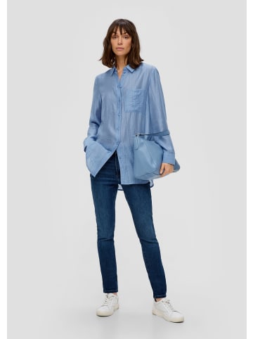 s.Oliver Bluse langarm in Blau