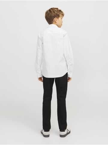 JACK & JONES Junior Anzughemd JJEAXON STRETCH SHIRT LS JNR in white