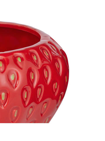 Butlers Blumentopf STRAWBERRY Erdbeere in Rot
