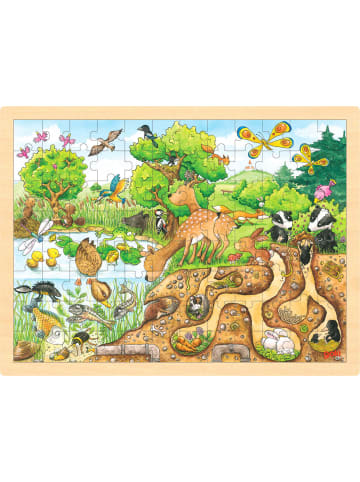 Goki Einlegepuzzle Erlebnis Natur - ab 3 Jahren