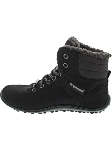 Leguano Kosmo Schnürstiefel Schwarz