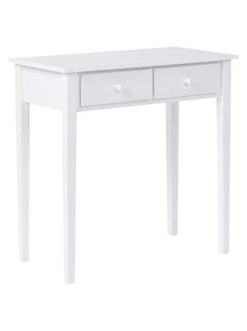 Beliani Konsolentisch YIRRA in Weiß - (W) 75 x (H) 75 x (L) 40 cm