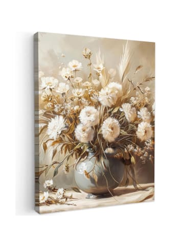 MuchoWow Leinwand bilder Elegante Blumen (BxH)