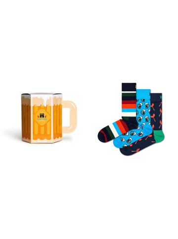 Happy Socks Socken 3er Pack in Wurst And Beer