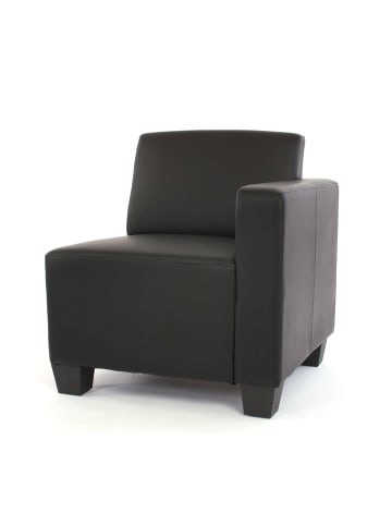 MCW Modular 4-Sitzer Sofa Moncalieri, Schwarz