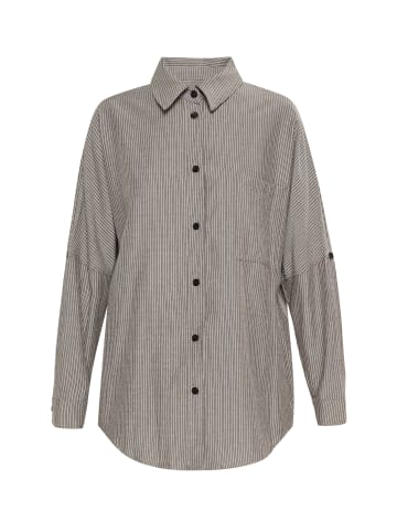 SANIKA Women Shirt in white stripes