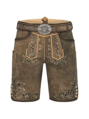 KRÜGER Lederhose Ismael in braun