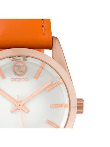 Oozoo Analog-Armbanduhr Oozoo Timepieces orange mittel (ca. 33mm)