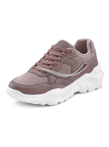 LASCANA Sneaker in mauve