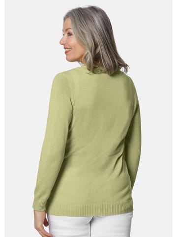 GOLDNER Twinset Klassisches Stricktwinset in birke