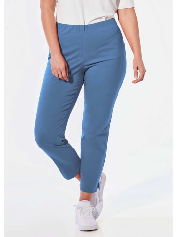 GOLDNER 7/8-Stretchhose in jeansblau