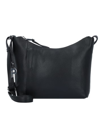 PICARD Pure Umhängetasche Leder 30 cm in schwarz