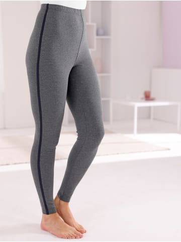 WITT WEIDEN Leggings in marine + anthrazit-meliert