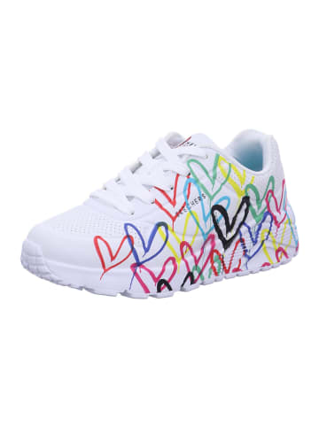 Skechers Sneaker UNO LITE - SPREAD THE LOVE in Weiß/bunt