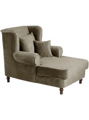 58 aufm Kessel XXL Sessel inkl. Kissen Karley Samtvelours sahara