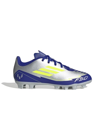 adidas Fußballschuh F50 CLUB FG/MG J MESSI in silvmt/syello/lucblu