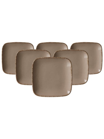Ritzenhoff & Breker 6er Set Beilagenteller Casa ø 14,5 cm in Grau