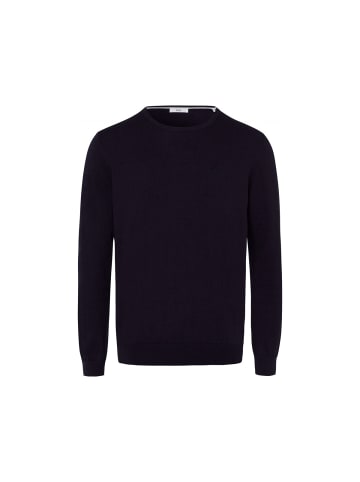 BRAX  Strickpullover für Herren in unifarben in dunkel-blau