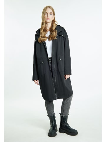 DreiMaster Damen Parka in Schwarz