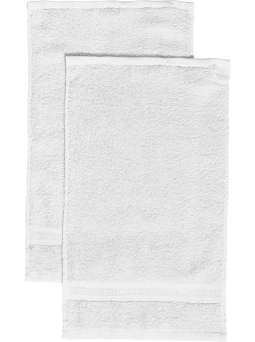 REDBEST Frottier Gästetuch 2er-Pack Chicago in weiß