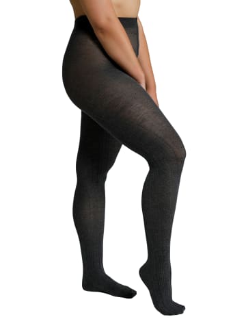Ulla Popken Strumpfhose in grau melange