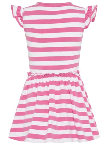 Kidsworld Jerseykleid in pink geringelt