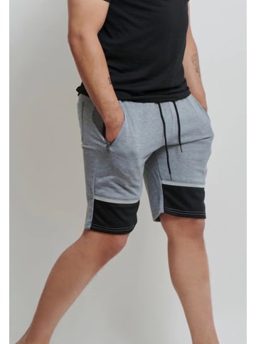 Forbest Kurze Basic Sport Sweat Shorts in Hellgrau