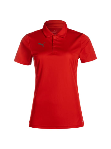 Puma Poloshirt TeamLIGA Sideline in rot / weiß
