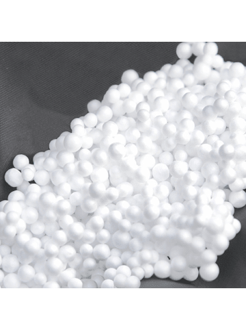 Beliani Sitzsack FUZZY EPS in Weiß - (W) 10 x (H) 60 x (L) 60 cm