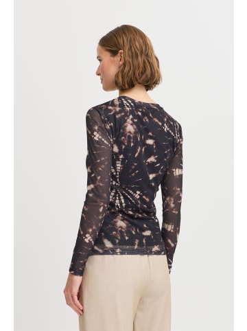 b. young Langarm-Shirt BYPROMESH Slim fit in Tiger´s Eye Mix