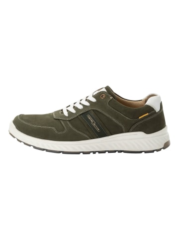 Camel Active Sneaker aus echtem Leder in Khaki