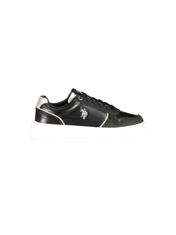 U.S. Polo Assn. Schwarz Damen Sneaker aus Polyurethan