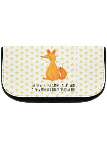 Mr. & Mrs. Panda Kulturtasche Einhorn Wunsch mit Spruch in Weiß