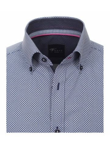 Katt Langarm FreizeitHemd für Herren in blau