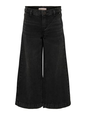 KIDS ONLY Wide Leg Jeans in washed black