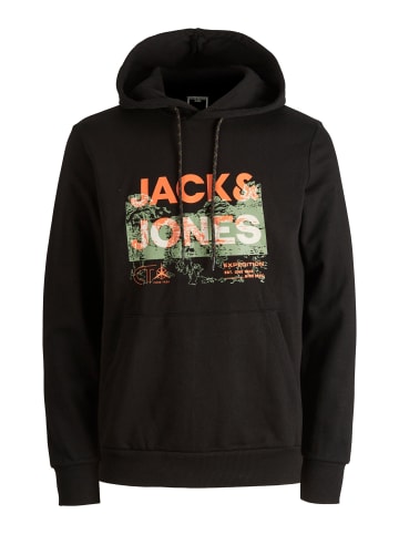 Jack & Jones Sweatshirt 'Trek Logo' in schwarz