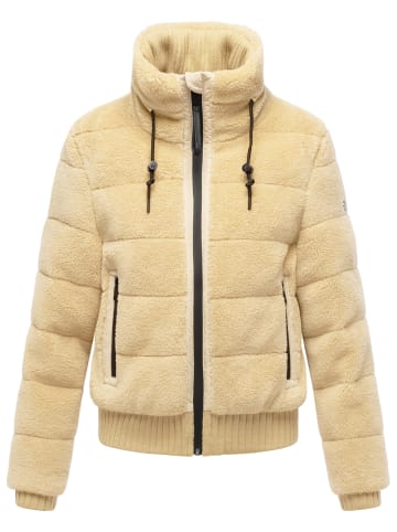Navahoo Plüschjacke Schneepuder 14 in Beige