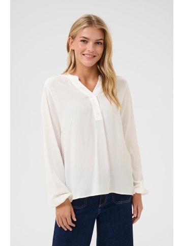 Kaffe Langarm-Bluse KAmathilde in Chalk
