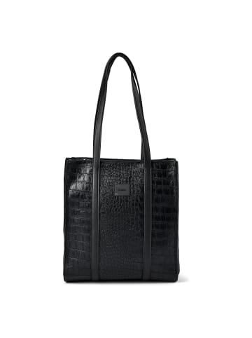 Gabor Elfie Shopper Tasche M 30 cm croco black