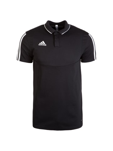 adidas Performance Poloshirt Tiro 19 in schwarz / weiß