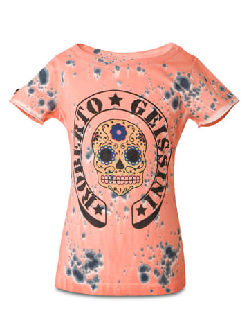 Roberto Geissini Paint T-Shirt Coral