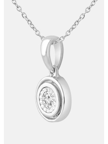 Diamant Exquis Halskette aus 375 Weißgold mit Diamant