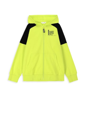 Coccodrillo Sweatshirt mit Reißverschluss  in limonengrün