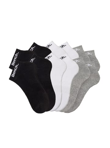 Bench Sportsocken in 4x schwarz, 4x weiß, 4x grau-meliert