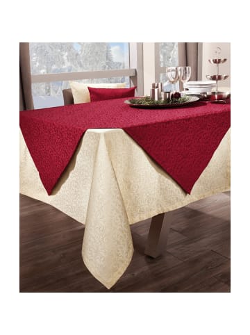 Erwin Müller Jacquard, Baumwollmischung, Gewebt Kissenhülle Hamm in sekt