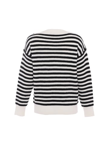 Blonda Damen Sweater in WOLLWEISS SCHWARZ