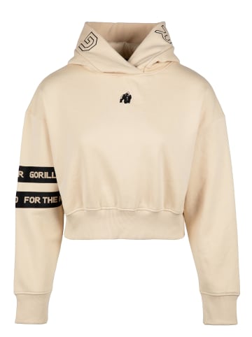 Gorilla Wear Tracey Cropped Hoodie - Beige