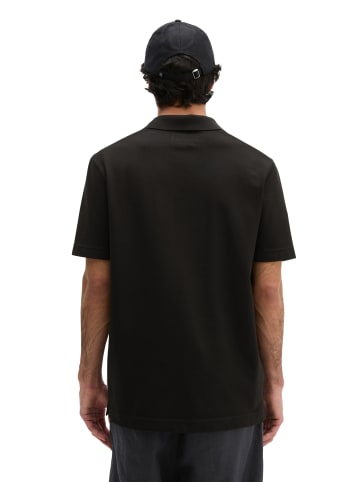 Marc O'Polo Poloshirt Piqué regular in Schwarz